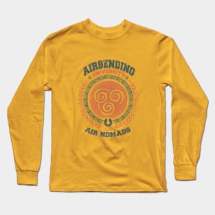 Airbending Aang university - Tenzin Air nomads - Avatar last airbender Long Sleeve T-Shirt